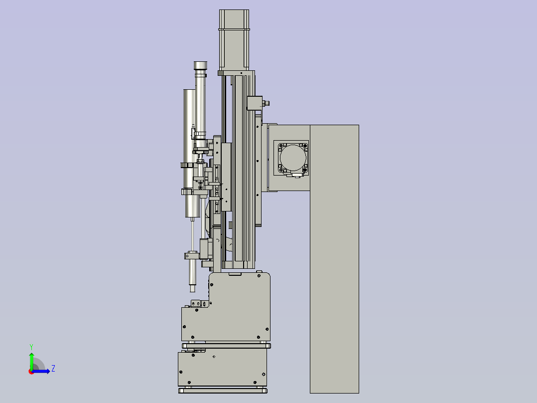 PCB-螺丝机-镜像整体左视图