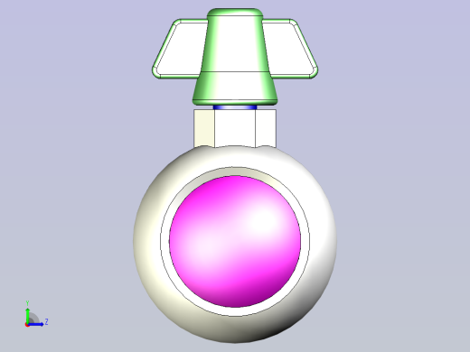 管球阀门开关左视缩略图