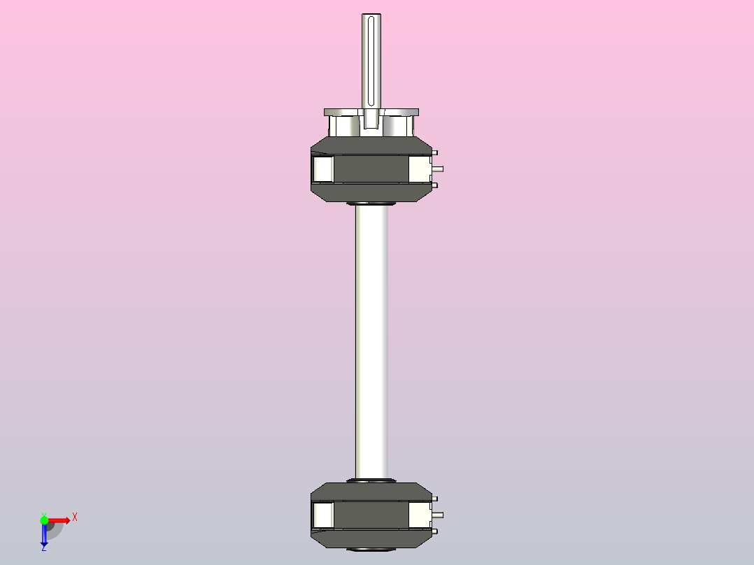 MK1TR-WA30-W400-C1齿形带头部双驱动俯视图