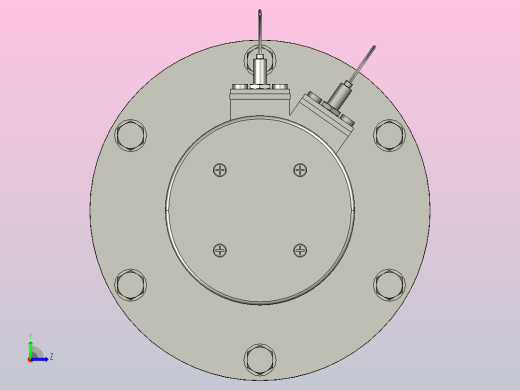 RE-A 精短组合型注气回转油缸（二）[RE-A150]左视缩略图