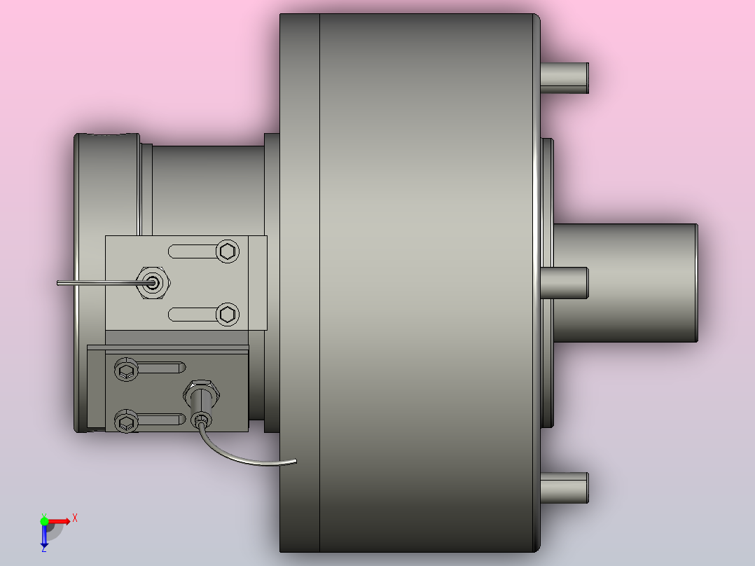 RE-A 精短组合型注气回转油缸（二）[RE-A150]俯视图