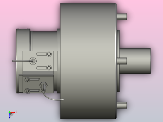 RE-A 精短组合型注气回转油缸（二）[RE-A150]俯视缩略图