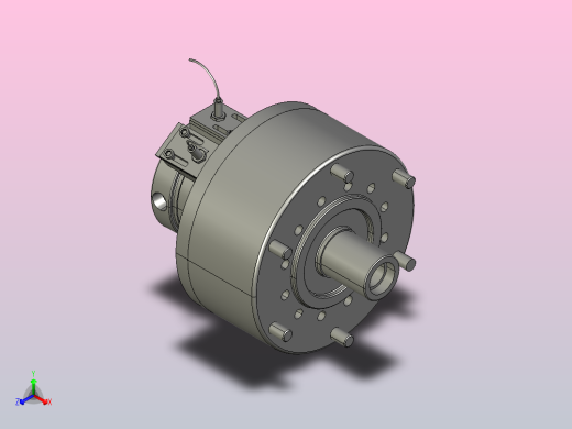 RE-A 精短组合型注气回转油缸（二）[RE-A150]正等轴测缩略图