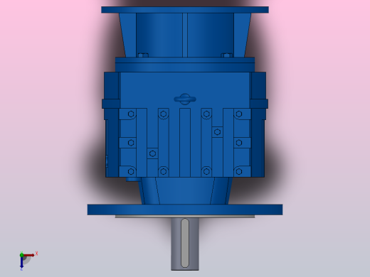 RF87ZP斜齿轮减速机RF87-9.9-M1-P160-Φ350俯视缩略图