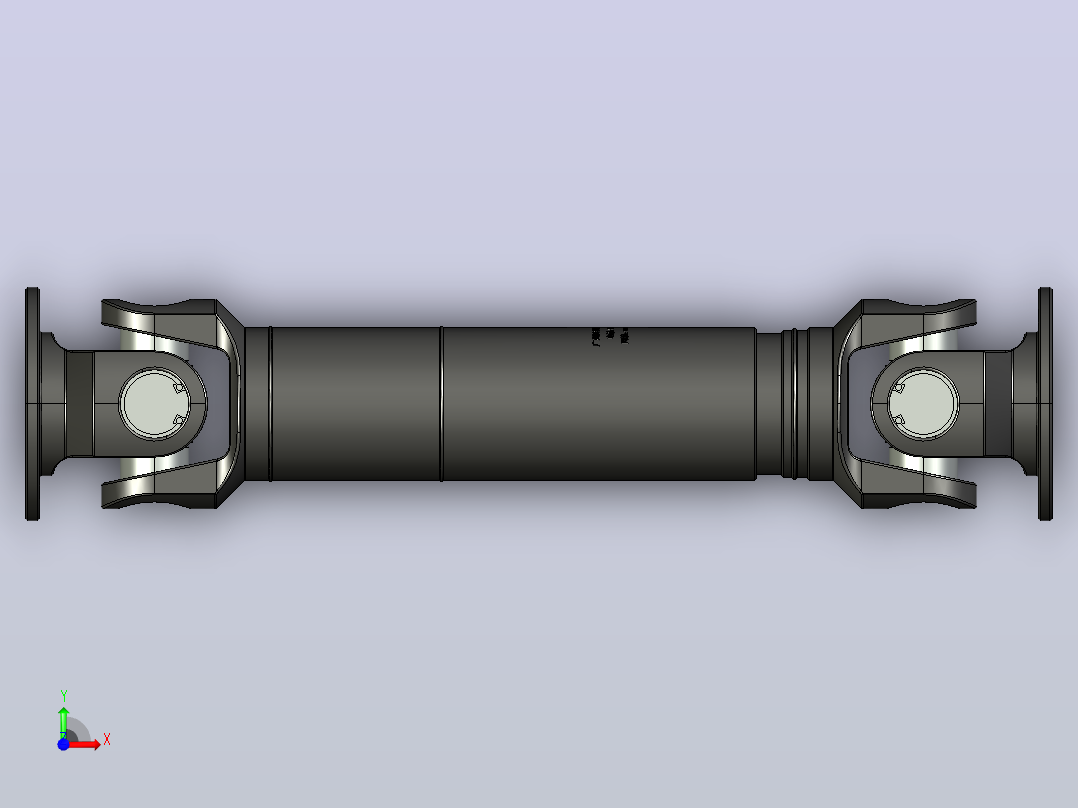 SWC-1型--轻型十字轴式万向联轴器[SW-I58-A-255]前视图