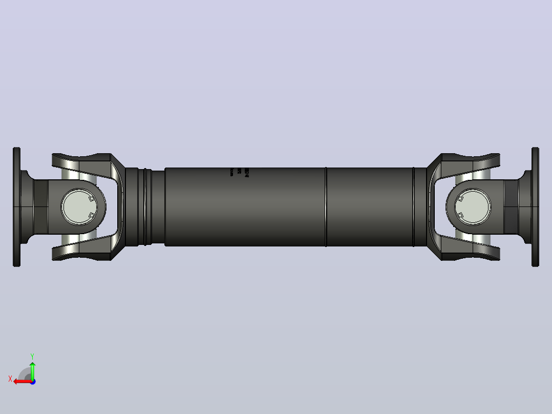 SWC-1型--轻型十字轴式万向联轴器[SW-I58-A-255]后视图