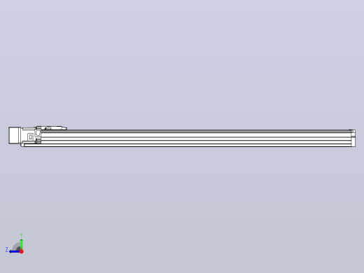 滚珠丝杠直线轴内置导轨TPA-GCR-80-1610C-L1050-ML-M20-N3右视缩略图