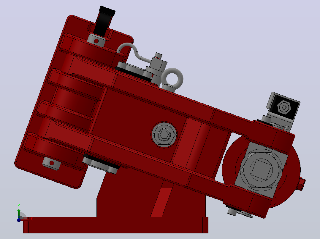 SBD-A安全制动器_SBD250-A-1000×30ⅠRL.WL.CL前视图