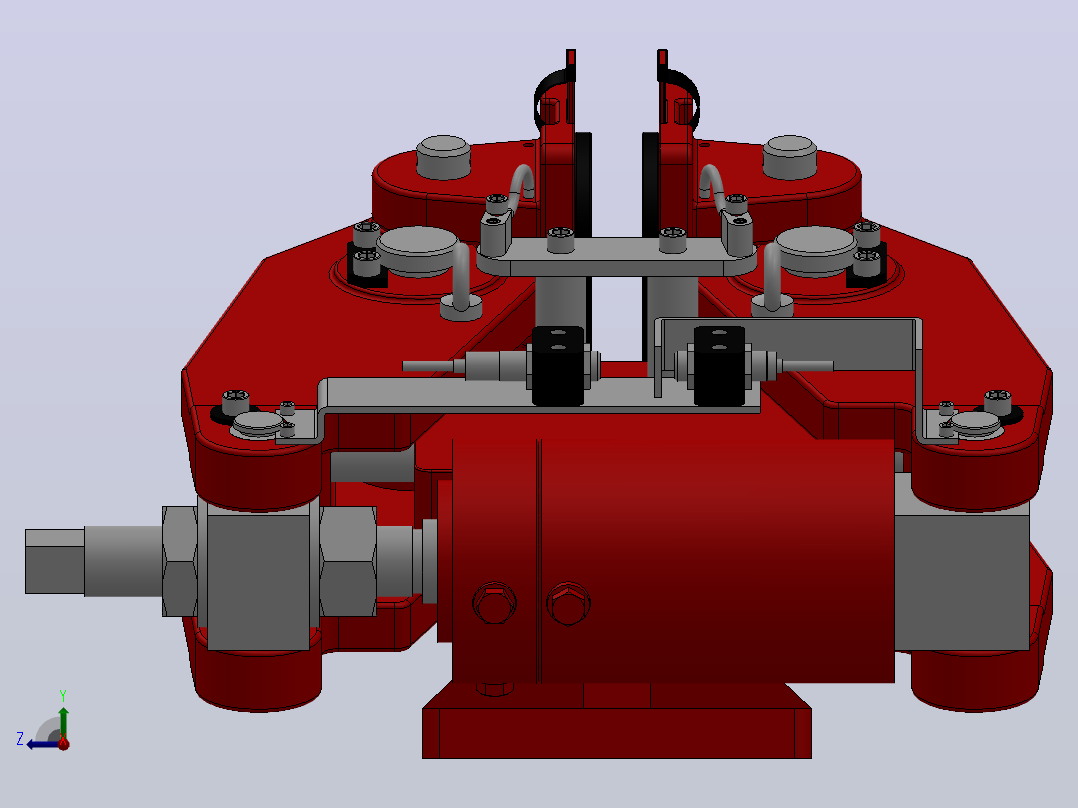 SBD-A安全制动器_SBD250-A-1000×30ⅠRL.WL.CL右视图