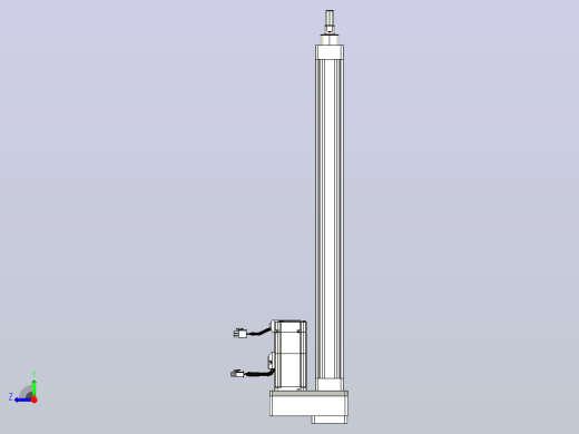 轻载电动缸TPA-ESR40-1210C-L500-MR-FB-W-P40-C3右视缩略图