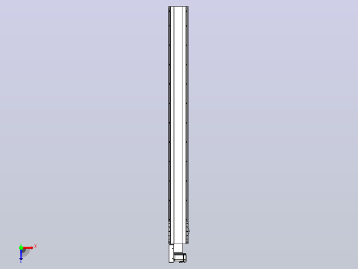 皮带直线轴半封闭可选导轨TPA-HNB-202D-140-L2100-ML-C-P75-N3俯视缩略图