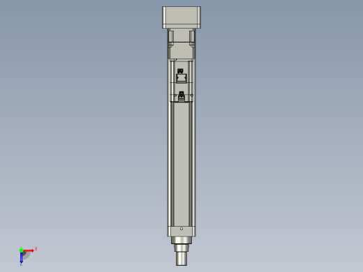 轻载电动缸TPA-ESR80-2510C-L500-MR-W-P75-JX-C3俯视缩略图