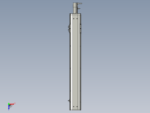 SYS12-BC-600-100W滚珠花健、支撑座、滚珠丝杠、交叉导轨、直线模组.STEP俯视缩略图