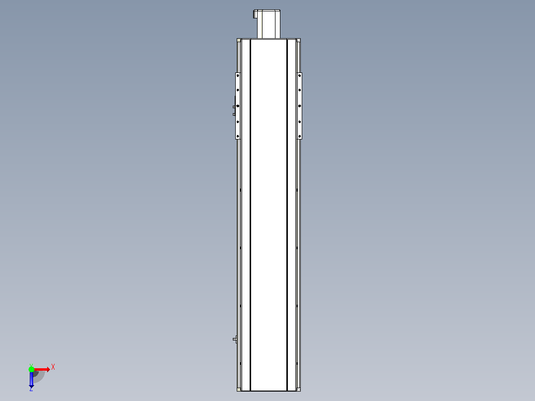 MTH22标准螺杆滑台[MTH22-L#-800-BC-P75-C3]俯视图