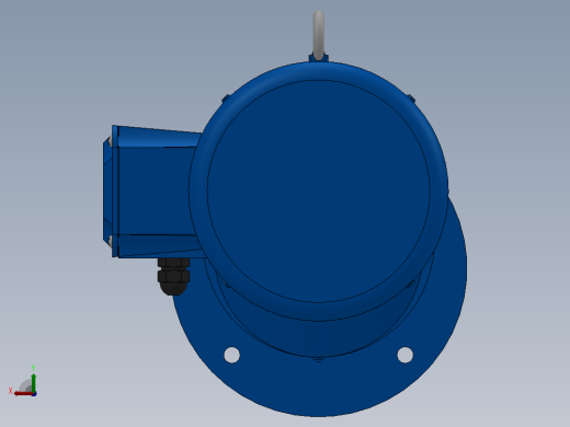 RXF57法兰轴伸式安装斜齿轮减速机RX57-Y0.75-4P-80-M1-0°-Φ200 (1)后视缩略图