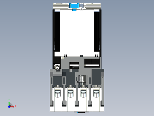 NC1-4004Z～6504Z 4P交流接触器三维模型202204前视缩略图