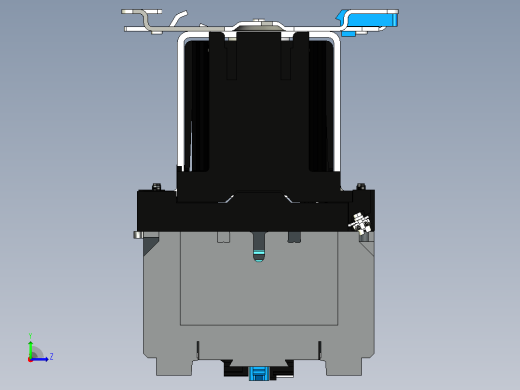 NC1-4004Z～6504Z 4P交流接触器三维模型202204左视缩略图