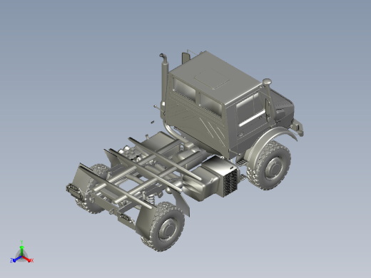梅赛德斯Unimog U5000正等轴测缩略图