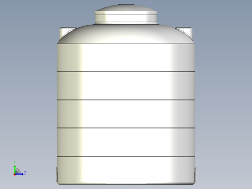 立式储罐-1000L（材质：LLDPE）左视缩略图