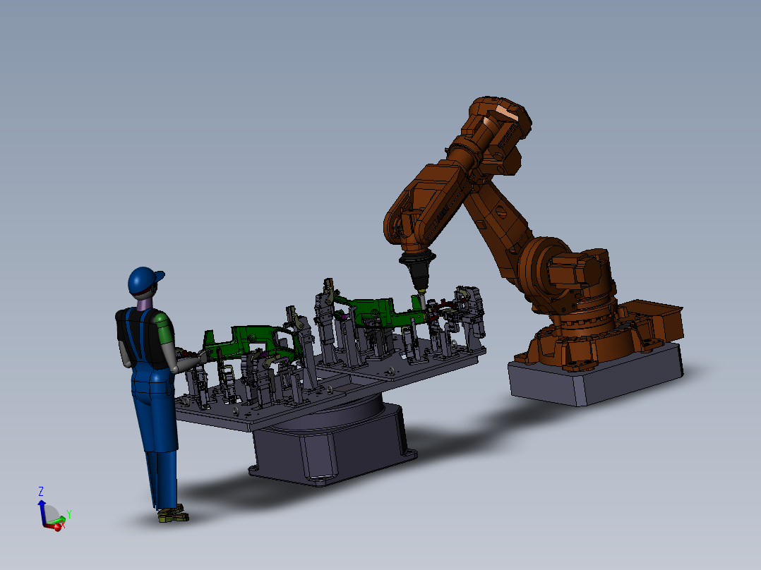 机器人自动焊接岛