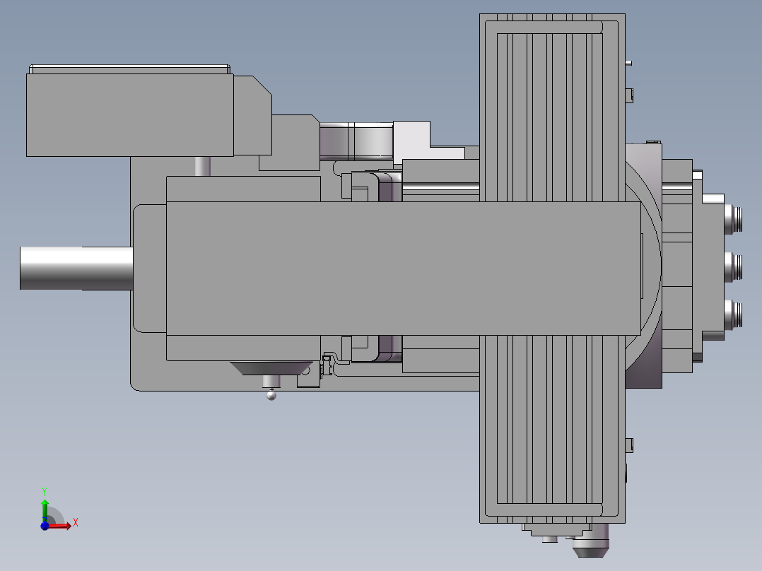 569卧式铣床前视图