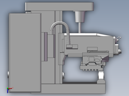 569卧式铣床俯视缩略图