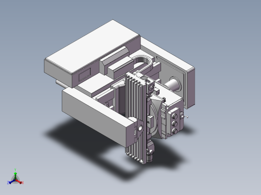 569卧式铣床正等轴测缩略图