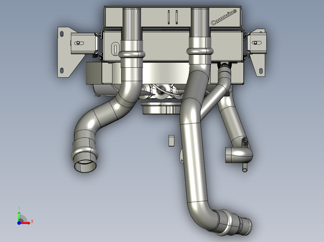 radiator-汽车散热器前视图