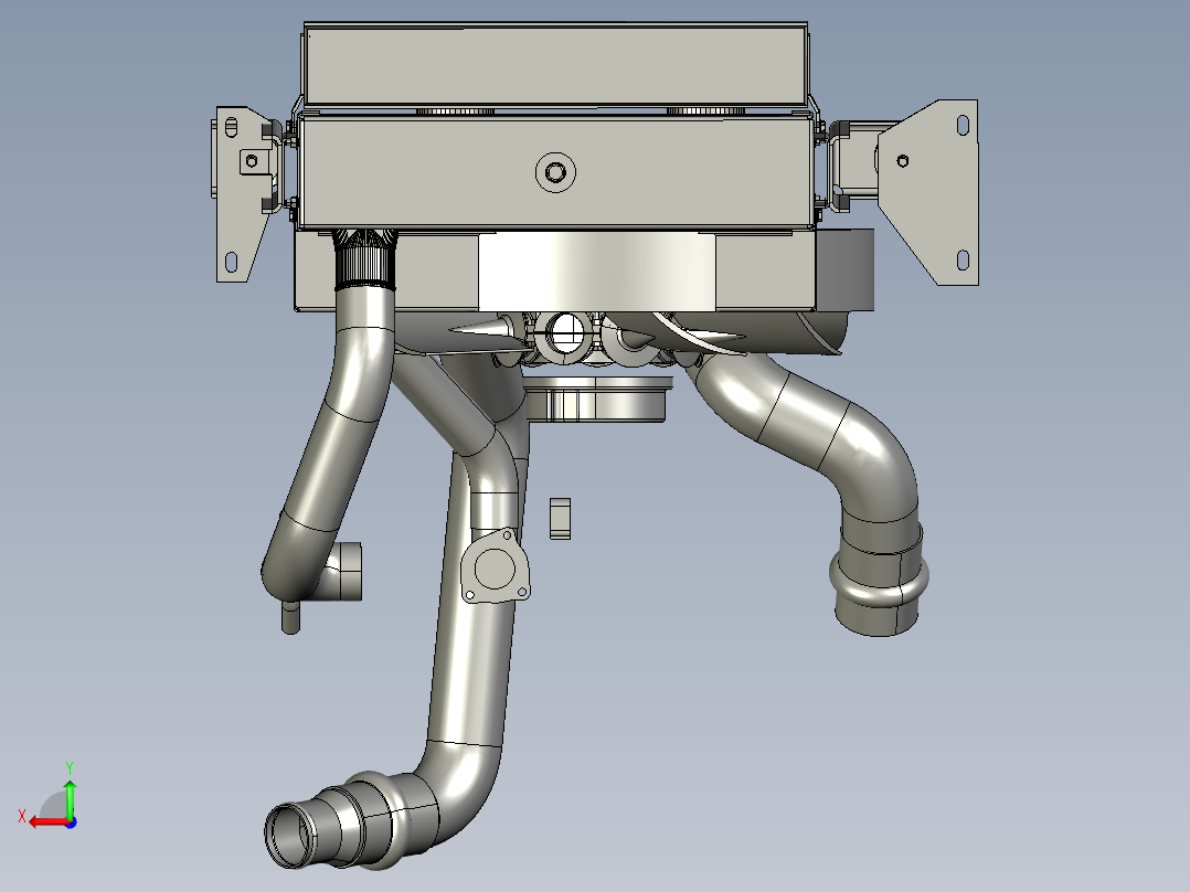 radiator-汽车散热器后视图