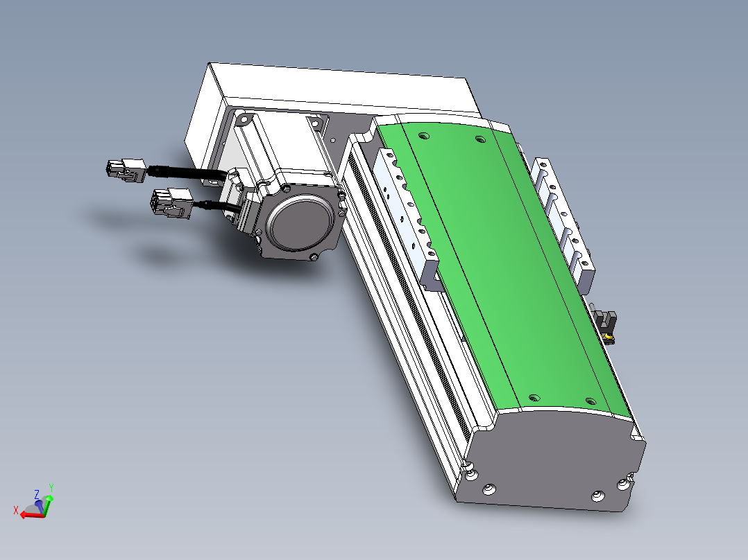 MTH丝杆半封闭模组MT120BS-BL-400W