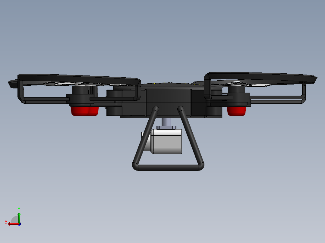 drone-174四轴无人机简易后视图