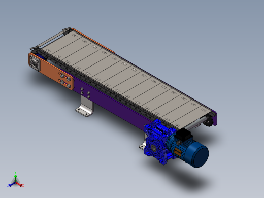 流水线传送带正等轴测缩略图