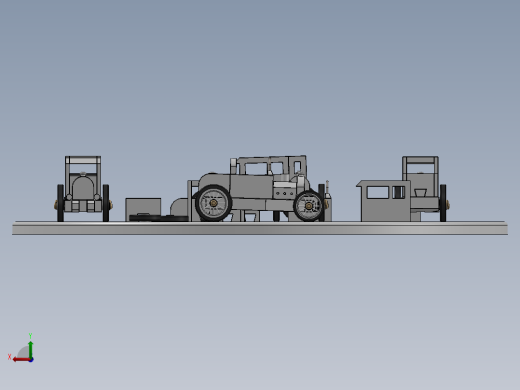 可互换汽车木制玩具CAD-SolidWorks-step格式后视缩略图