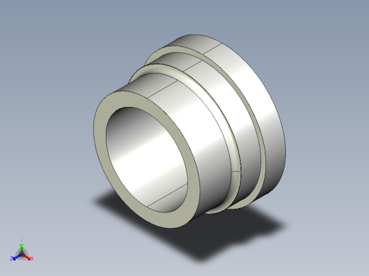 12QBIC 溶剂焊接联合端，公制系列正等轴测缩略图