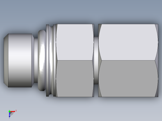 卡套式工业通用硬管接头EO_Swivel_connector_EGEO08SMCF俯视缩略图