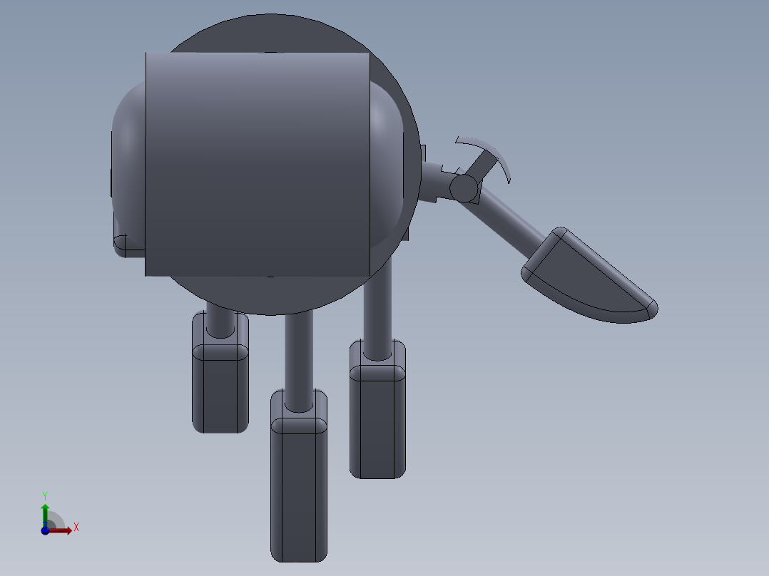 仿生机械手 (50)前视图