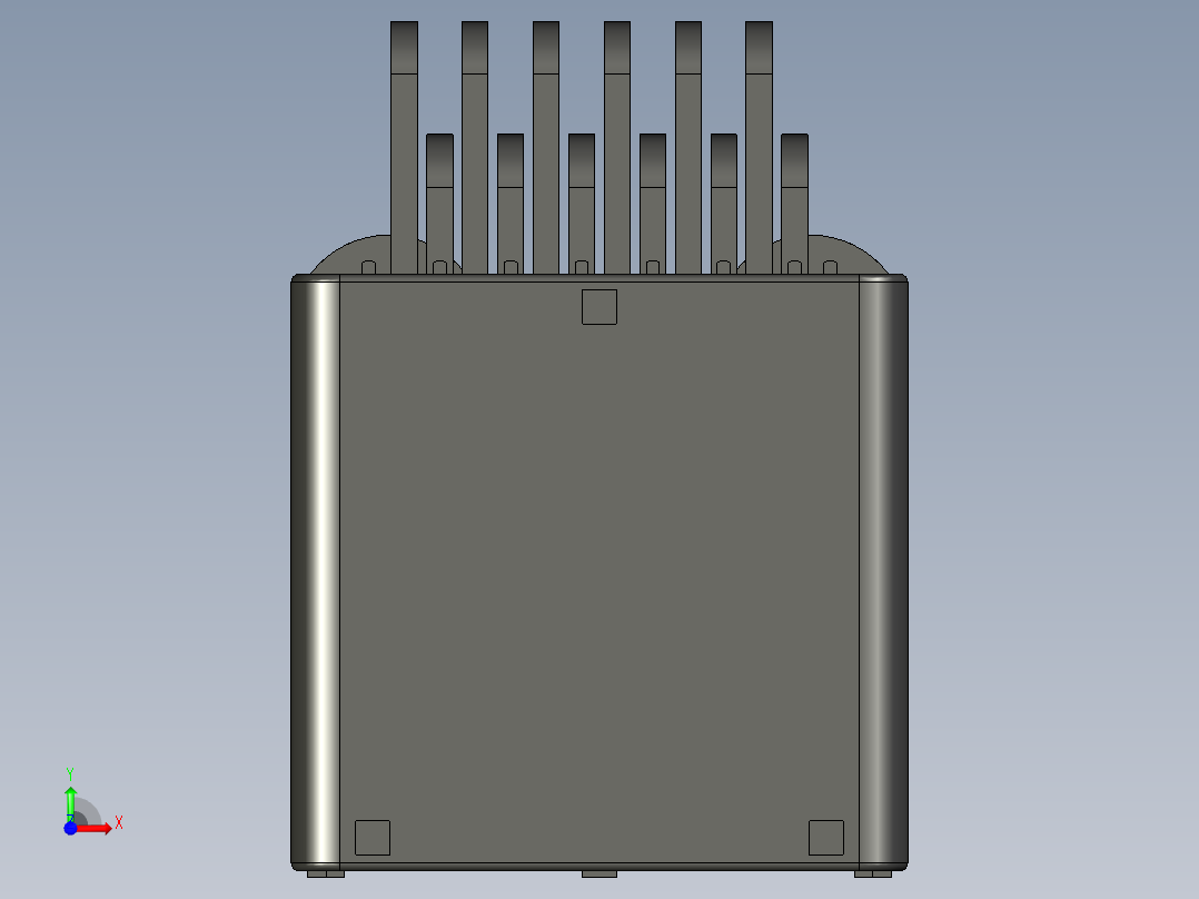 连接器AAUS01AP2-012K024前视图