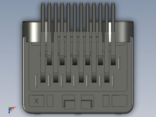 连接器AAUS01AP2-012K024俯视缩略图