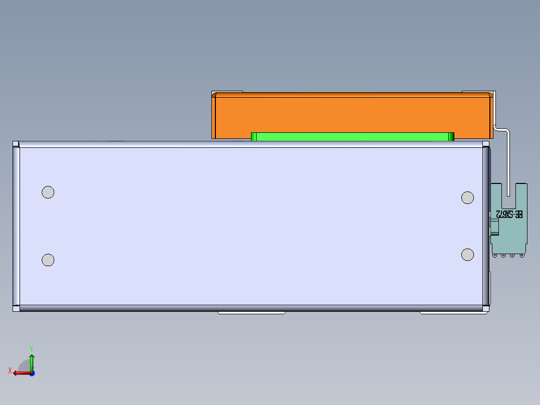 MCH丝杆全封闭MCH12-BR-100W后视图