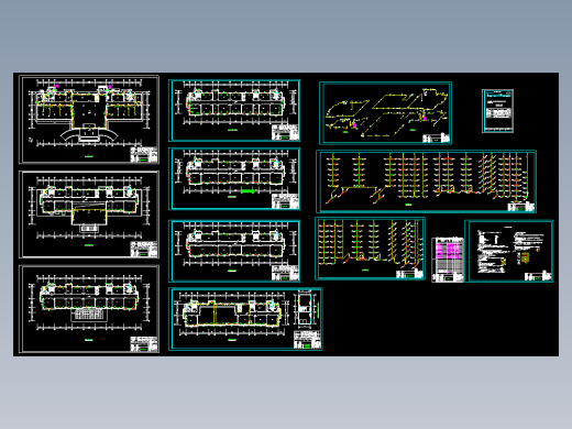 鞍山某八层办公楼采暖图