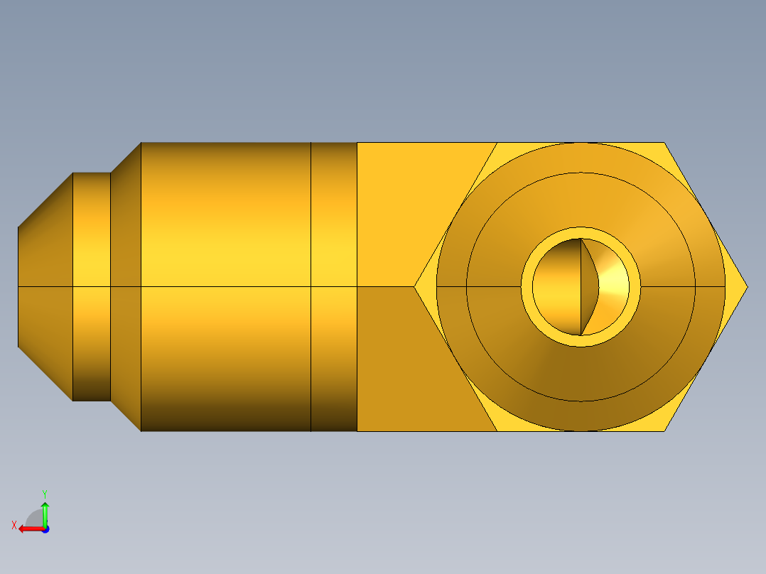 扩口式工业通用硬管接头Union Elbow 155F-3后视图