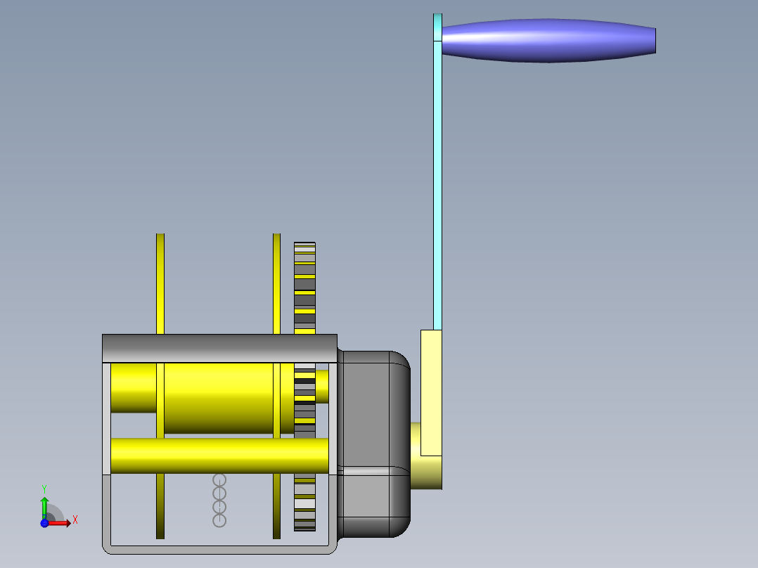 绞车 卷扬机 (44)前视图