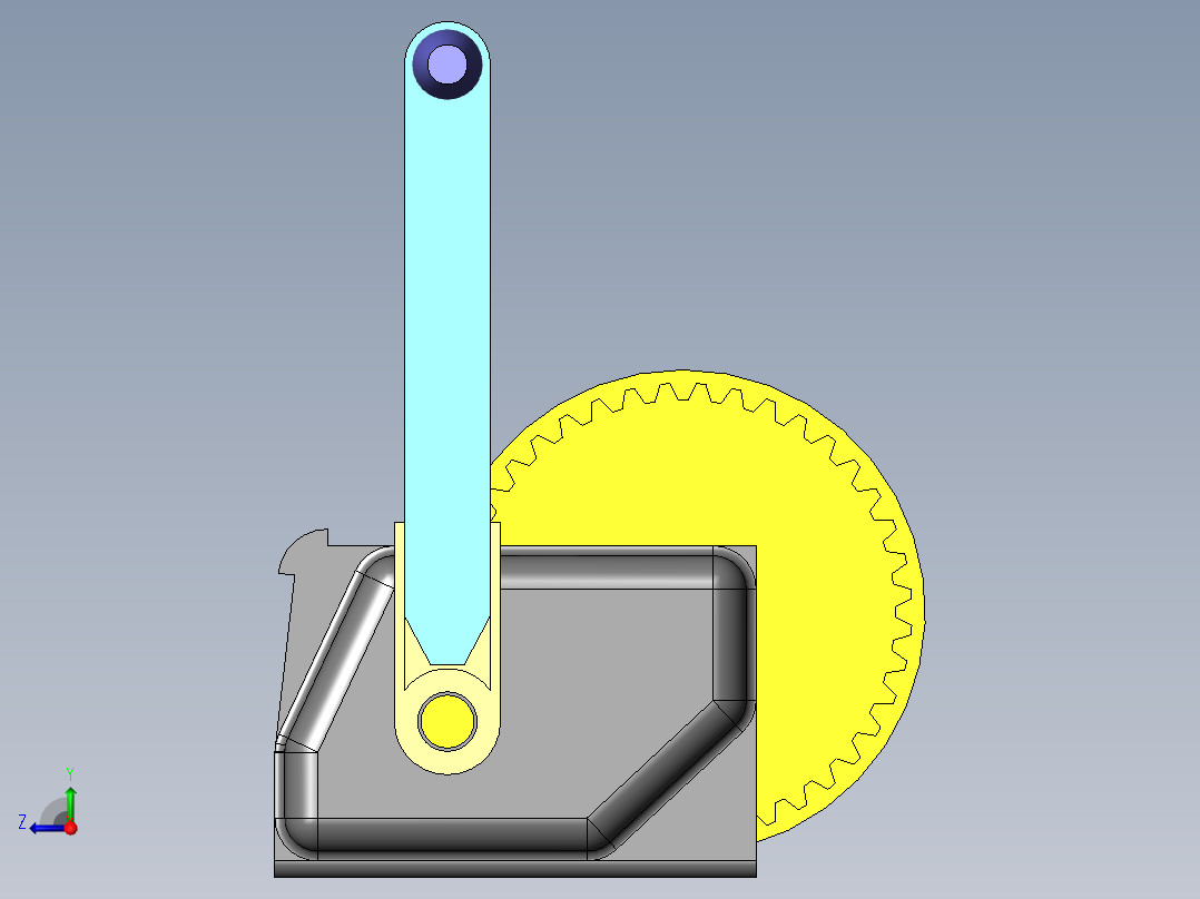 绞车 卷扬机 (44)右视图
