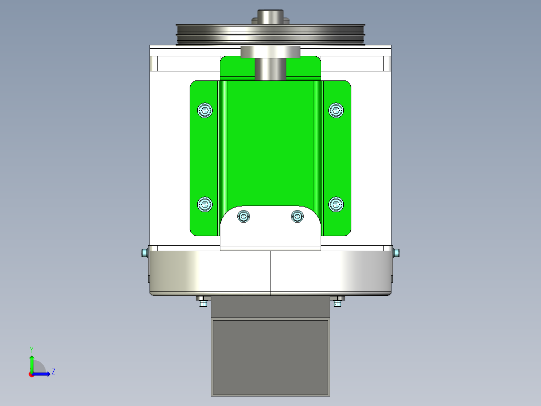 土豆切片机设计含三维二维说明书左视图