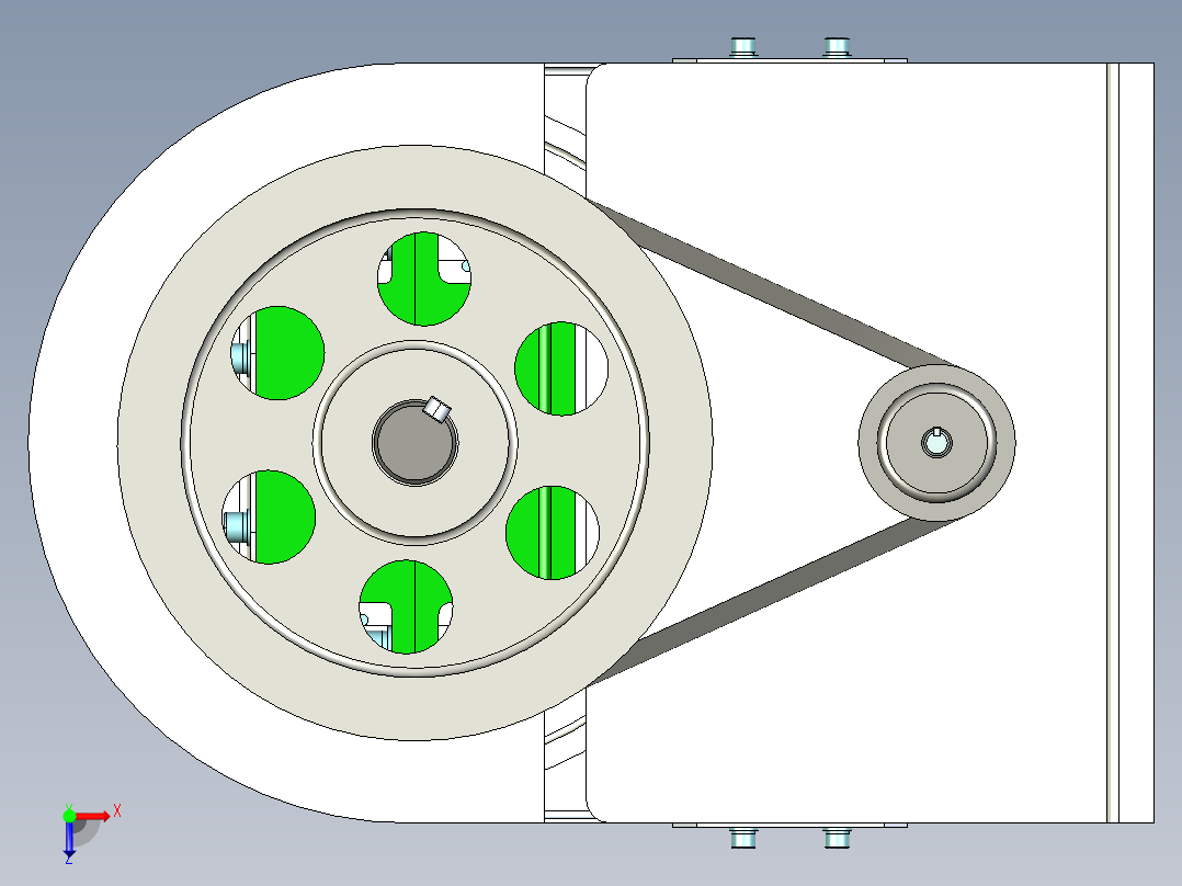 土豆切片机设计含三维二维说明书俯视图