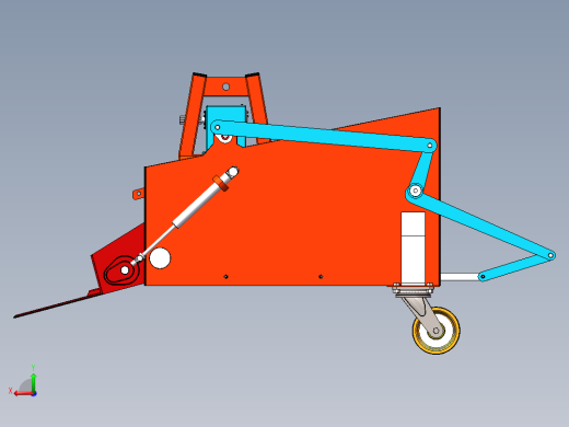 新式小型马铃薯挖掘机后视缩略图