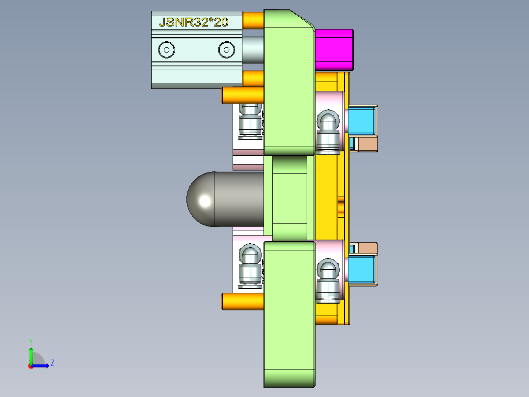 R4-CNC1笔记本CNC工装夹具三维模型-150831左视图