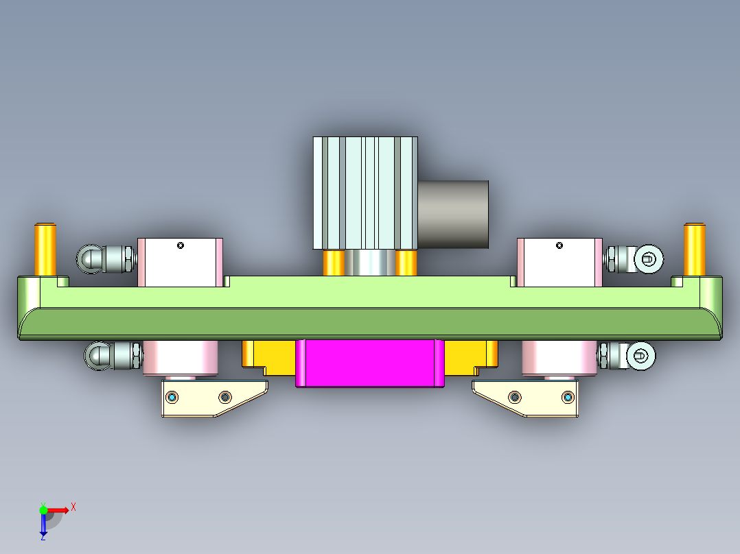 R4-CNC1笔记本CNC工装夹具三维模型-150831俯视图