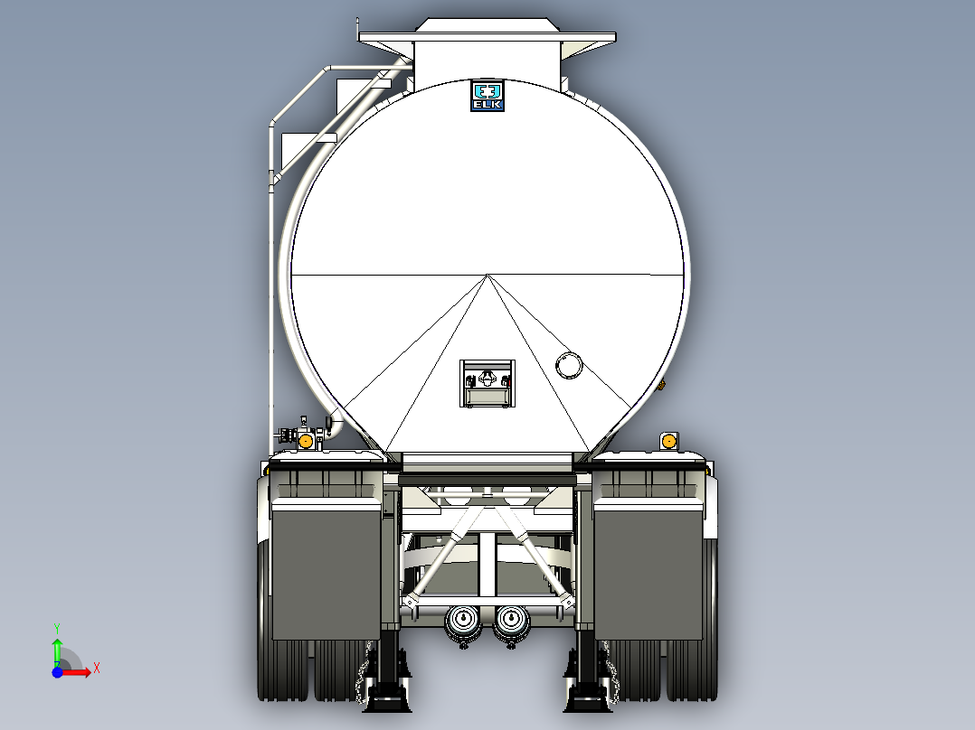挂车拖车semirremolque-38-000l-con-descarga-por-bomba STP前视图