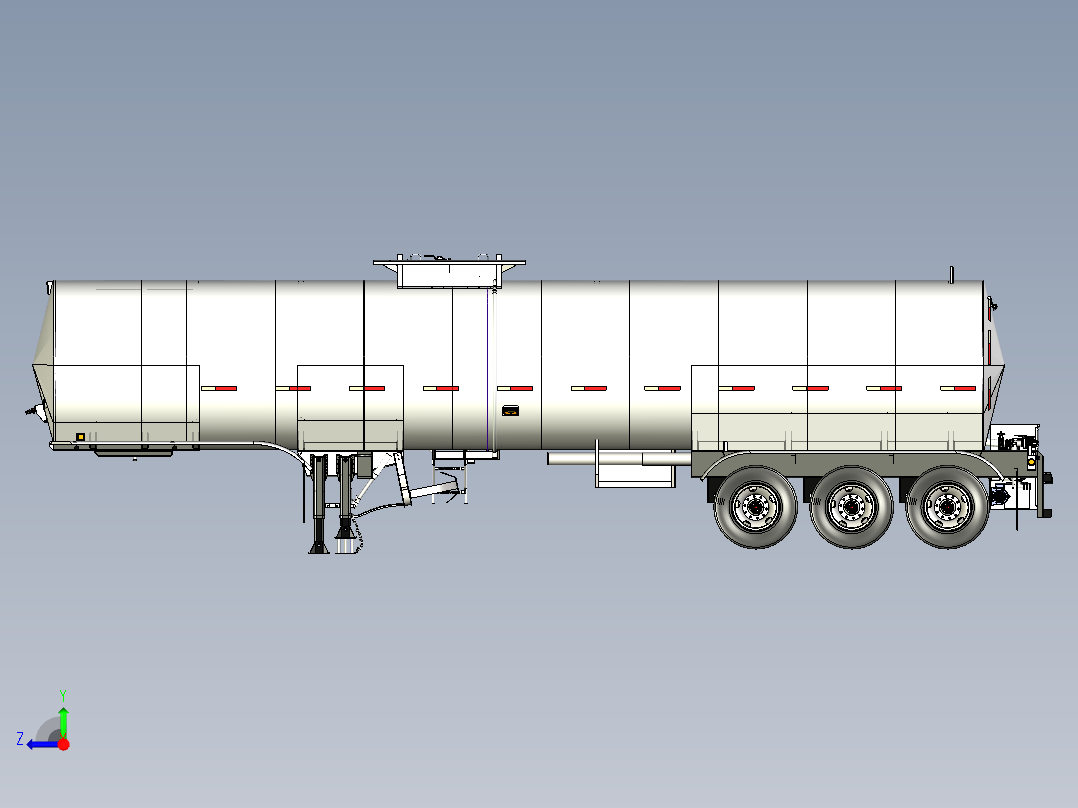 挂车拖车semirremolque-38-000l-con-descarga-por-bomba STP右视图